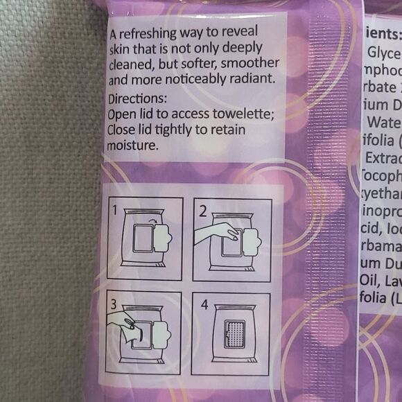 Bolero Beverly Hills orange blosson & lavender face scrub and wipes set - Picture 3 of 6